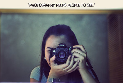 photography helps people to see